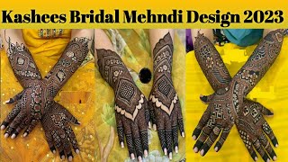 Kashees Signature Mehndi Design  Kashees Bridal Mehndi Design  Latest Mehndi Design 2023 [upl. by Aivata986]