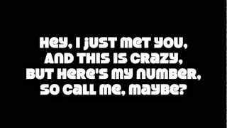 Carly Rae Jepsen  Call Me Maybe Lyrics [upl. by Aseela]