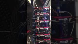 MSI Z270A PRO майнинг mining 8 карт [upl. by Lin]