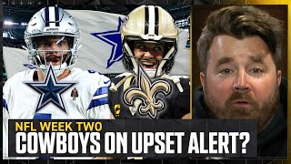 Will Dak Prescott Cowboys face TROUBLE against Derek Carr Saints  NFL on FOX Pod [upl. by Kelvin]