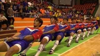 Tug Of War indoor 560kg finals2014中正盃拔河錦標賽總決賽00819tugofwarinTAIWAN [upl. by Anawahs]