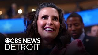 Gov Whitmer on Trumps claims about crime in Michigan Harris focus and more [upl. by Henrie63]