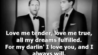 Love Me Tender  Witchcraft  Frank Sinatra and Elvis Presley [upl. by Iliam]