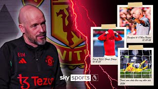 Erik ten Hag defends his style of play amp discusses his Man United future [upl. by Ilatan]