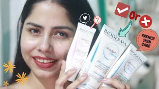 I TRIED MORE FRENCH SKINCARE PRODUCTS  Bioderma Sensibio Forte amp Atoderm Review [upl. by Medlin]