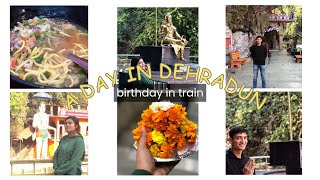 A day in Dehradun  Tapkeshwar Mandir  Celebrating Birthday In Train Thukpa Momo amp more [upl. by Wiatt]