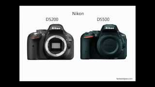 D5200 vs D5500 [upl. by Einnhoj798]