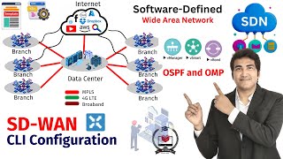 Configuring OSPF on vEdge Through CLI and Redistributing OMP Protocol into OSPF Protocol [upl. by Netsrejk]