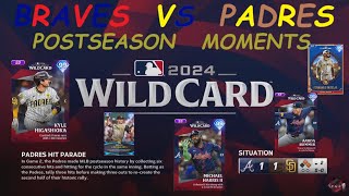 BRAVES vs PADRES WILDCARD Postseason Moments  MLB The Show 24 [upl. by Onailerua]