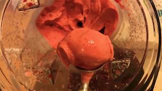 Vitamix Venturist  StrawberryBanana Ice cream [upl. by Millur]