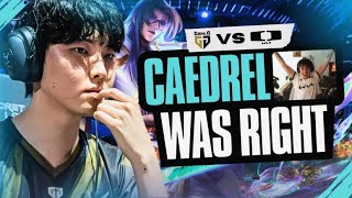 GENG VS DK  CAEDREL WAS RIGHTTTTTT  LCK SUMMER 2024  CAEDREL [upl. by Anert]