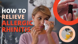 How to treat allergic rhinitis naturally Home treatments for allergic rhinitis Firstaid [upl. by Ketti989]