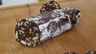 SALAME AL CIOCCOLATO  Buono Facile Veloce [upl. by Elianore790]