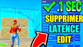 SUPPRIMER la LATENCE DEDIT pour ÊTRE plus FLUIDE et RAPIDE en EDIT PS4PS5XBOX SAISON 5 FORTNITE [upl. by Ekyt]