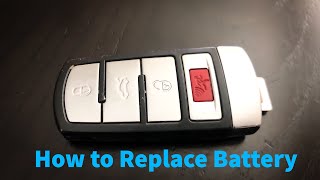 How to Replace Battery on Key Fob  Volkswagen CC 2014 [upl. by Wj]