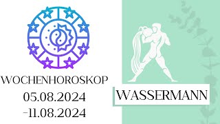 ♒ Wochenhoroskop  Wassermann  0508110824  KW 322024 [upl. by Ralleigh]