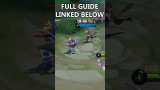 BEST ROAMER GUIDE Holding Minion Waves to WIN your carrys lane mobilelegends roamer mlbb mltank [upl. by Nolyaj841]