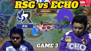 RSG vs ECHO  GAME 3 MPL PH S13  W2D1 mplph echoph rsgph [upl. by Sayed]