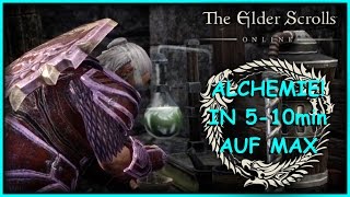 ESO Guide ALCHEMIE IN 510 min AUF MAX LEVEL BRINGEN WICHTIGSTES HANDWERK The elder scrolls Online [upl. by Mcculloch]