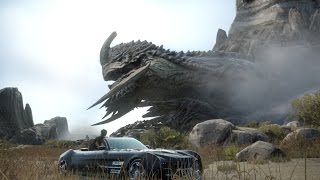 Final Fantasy 15 Adamantoise Boss Fight 1080p 60fps [upl. by Tirrell]