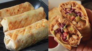 Delicious Chicken Wrap Recipe  Hafsas Kitchen [upl. by Draneb]