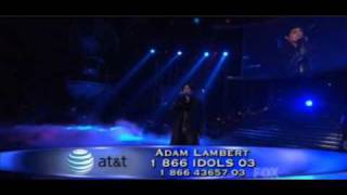 Adam Lambert  Mad World Finale [upl. by Garlaand]