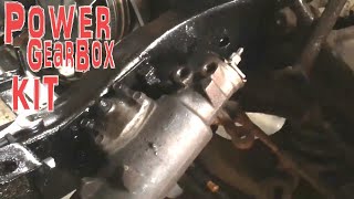 Installing a More Modern Saginaw Power Steering Gear Box In A 1965 Chevy Pickup Truck [upl. by Chita797]