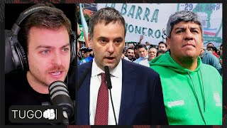 PARO GENERAL A MILEI  ¿NOS CORTARON LA TRANSMISIÓN SEGURAMENTE NO  TUGO con Nico Guthmann [upl. by Ikir]