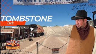 Tombstone LIVE Wyatt Earp Days amp Dave goes Cowboy [upl. by Ahsyak]