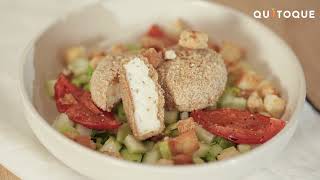 Salade de crottin de chèvre pané aux noix et tomates confites maison avec le Chef Philippe Etchebest [upl. by Claudio]