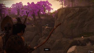 Ghost of Tsushima Iki Island DLC Gameplay  Archery Challenge Senjo Gorge [upl. by Arraeic]