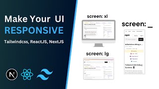 Creating a Responsive UI with Nextjs amp Tailwind CSS Easy Screen Size Detection for Seamless Design [upl. by Wailoo]