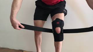 McDavid SportMed – How to Fit Knee Brace With Polycentric Hinges and Cross Straps MD429X [upl. by Zebapda]