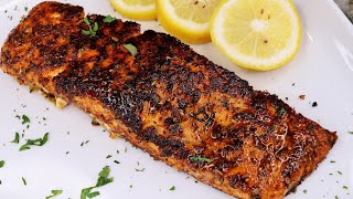 Crispy PanSeared Salmon Recipe  Quick and Easy Salmon Recipe [upl. by Reckford]