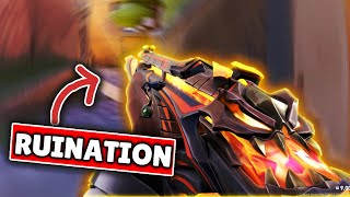 NEW RUINATION PHANTOM RedYellow Variant Gameplay Drop No Cop  Valorant [upl. by Dugas]