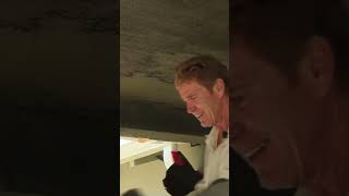 Stucco a ceiling shorts shortsvideo stuccorepair diy shorts educational ceiling [upl. by Ortiz]