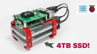 4TB SSD w Raspberry Pi 4  Serwer NAS na Raspberry Pi 4 [upl. by Ralat]