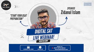 Webinar on Digital SAT by DSAT School  SAT Queries [upl. by Anovahs]