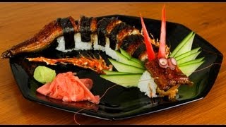 Dragon Sushi Roll Recipe  Japanese Food delicious [upl. by Tung785]