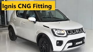 Maruti Ignis CNG Fitting CNG retro fitment Jabalpur  CNG Fitting Jabalpur cngkit jabalpur [upl. by Amikan]