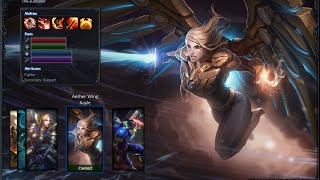 Aether Wing Kayle Skin Spotlight Gameplay 1080p HD [upl. by Almira]