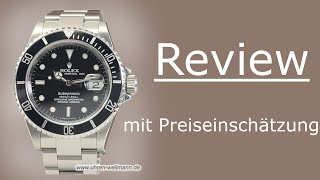 Rolex Submariner 16610 Taucheruhr [upl. by Analat225]