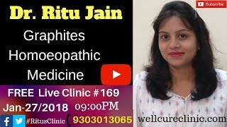 Homeopathy Medicine Graphites Dr Ritus Live Clinic169 [upl. by Akinahs]