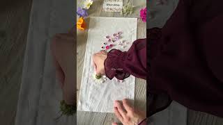 How to make pressed flowers in a microwave diy flowers pressedflowers driedflowers art hack [upl. by Eak]