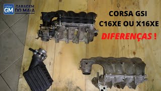 GM Corsa GSI  Diferença entre o motor C16XE e X16XE [upl. by Namad]