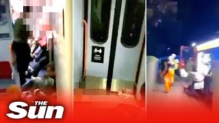 Salisbury train crash  Vid inside carriage Exclusive [upl. by Celia]