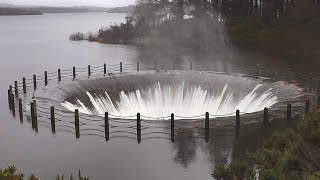 Dam Spillway In Full Flow [upl. by Fanny]