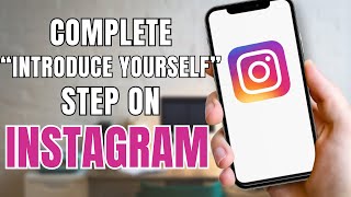 How To Complete Introduce Yourself Step On Instagram Professional Account [upl. by Pernas323]