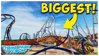 EXTREME SPINNING COASTER Project in Theme Park Tycoon 2  LIVE 2 [upl. by Nohtan]