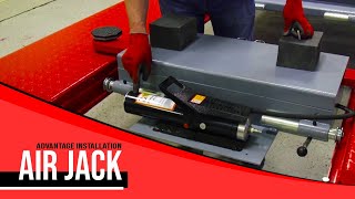 Discover the Benefits of an Air Jack on a 4Post Lift  How to Install an Air Jack on a 4 post Lift [upl. by Atkinson]